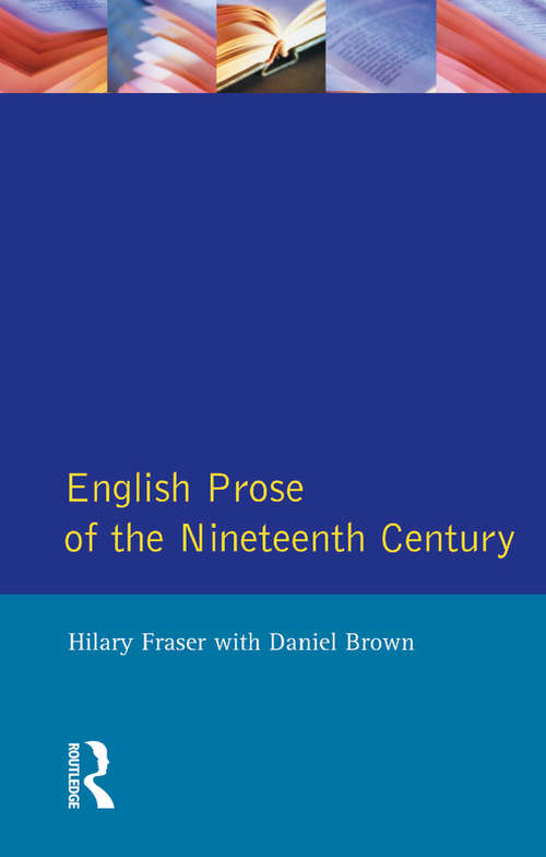 Book cover of English Prose of the Nineteenth Century (Longman Literature In English Series)