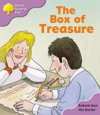 Book cover of Oxford Reading Tree, Stage 1+, More First Sentences B: The Box of Treasure (2005 edition)