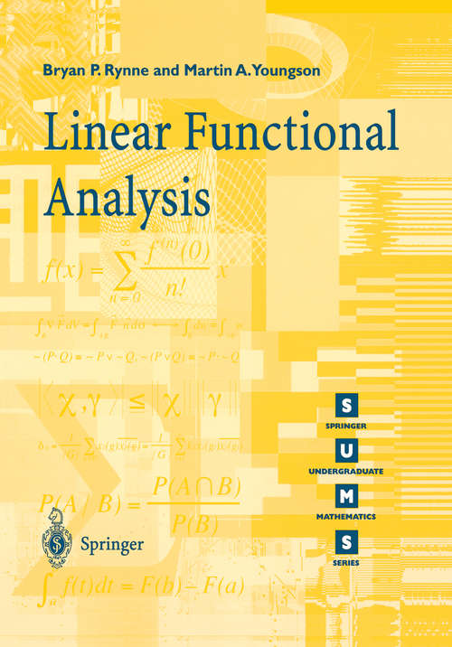 Book cover of Linear Functional Analysis (2000) (Springer Undergraduate Mathematics Series)