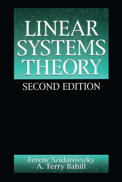 Book cover of Linear Systems Theory (2)