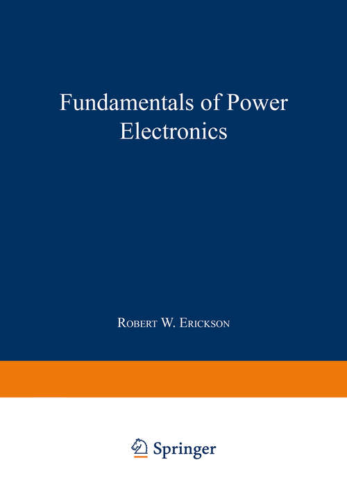 Book cover of Fundamentals of Power Electronics (1997)