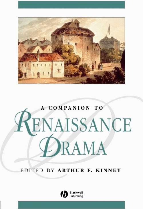 Book cover of A Companion to Renaissance Drama (Blackwell Companions to Literature and Culture)