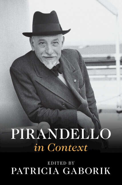 Book cover of Pirandello in Context (Literature in Context)
