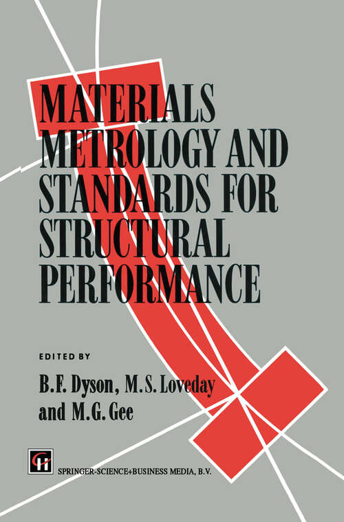 Book cover of Materials Metrology and Standards for Structural Performance (1995)