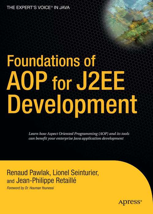 Book cover of Foundations of AOP for J2EE Development (1st ed.)