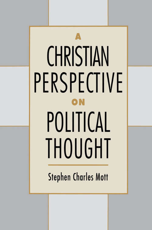 Book cover of A Christian Perspective on Political Thought