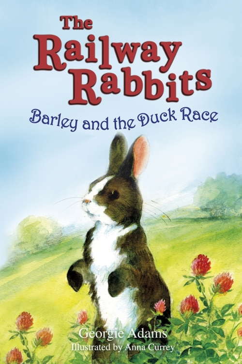 Book cover of Barley and the Duck Race: Book 9 (Railway Rabbits #9)