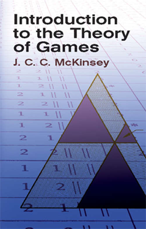 Book cover of Introduction to the Theory of Games (Dover Books on Mathematics)