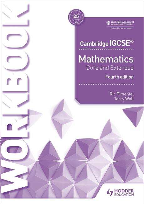 Book cover of Cambridge IGCSE Mathematics Core and Extended Workbook