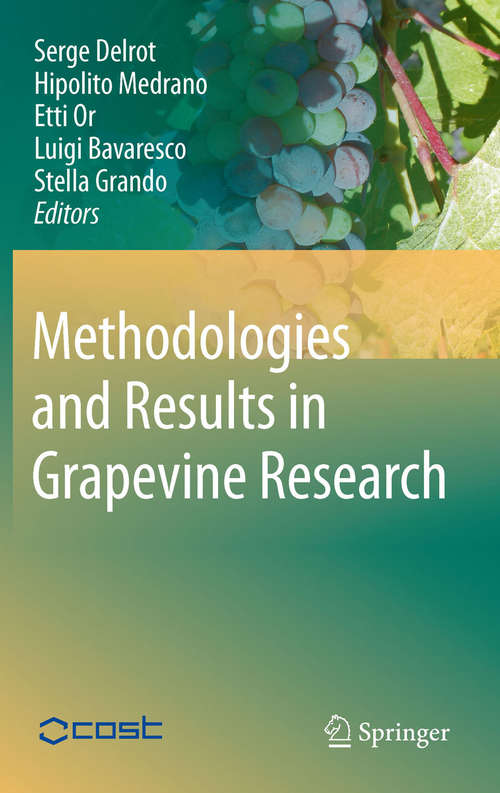 Book cover of Methodologies and Results in Grapevine Research (2010)