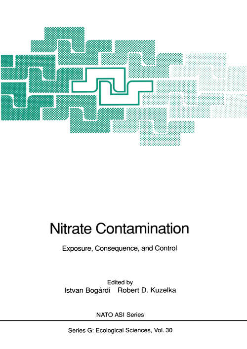 Book cover of Nitrate Contamination: Exposure, Consequence, and Control (1991) (Nato ASI Subseries G: #30)