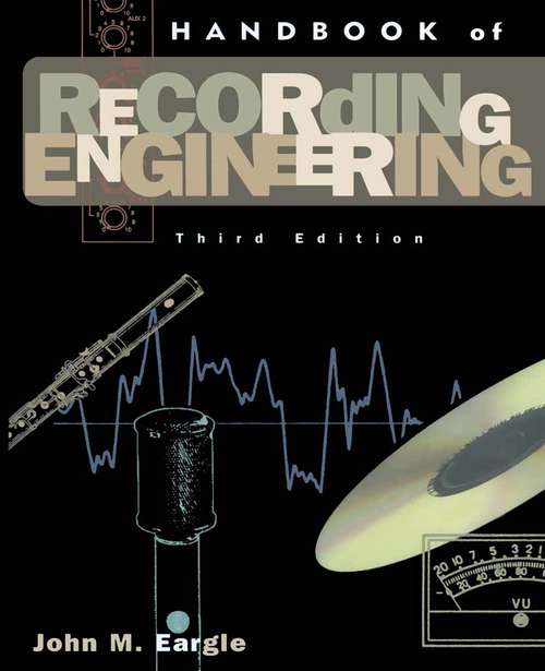 Book cover of Handbook of Recording Engineering (3rd ed. 1996)