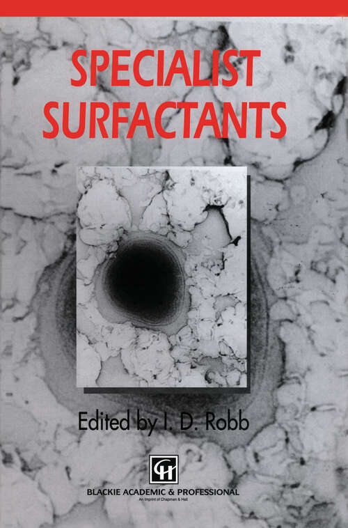 Book cover of Specialist Surfactants (1997)
