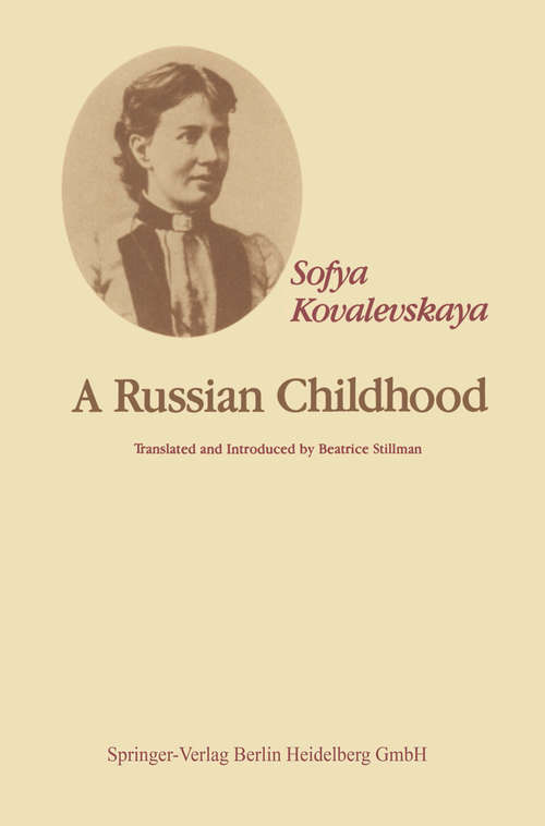 Book cover of A Russian Childhood (1978)