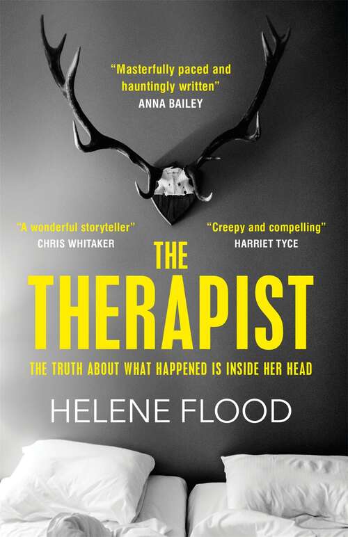 Book cover of The Therapist: A taut and chilling domestic thriller with a double twist that will leave you reeling.