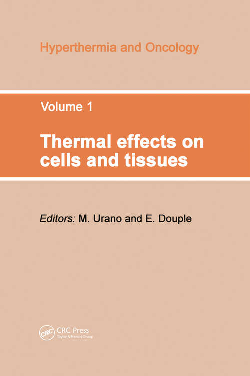 Book cover of Thermal Effects on Cells and Tissues