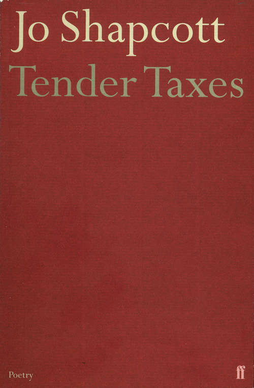 Book cover of Tender Taxes (Main)