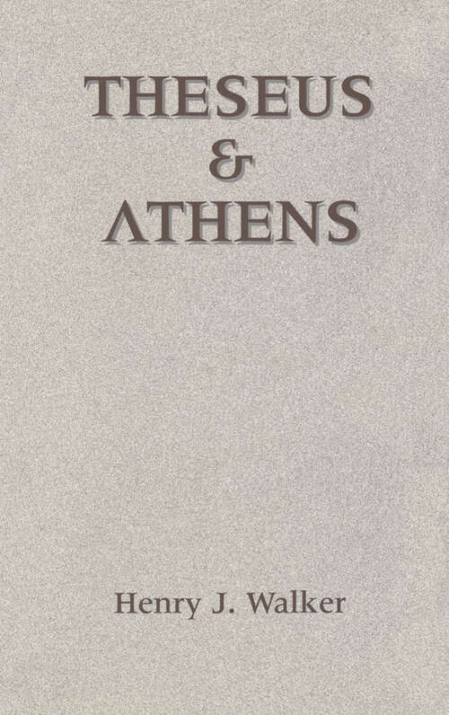 Book cover of Theseus and Athens