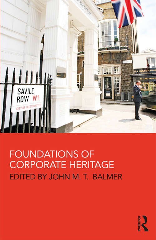Book cover of Foundations of Corporate Heritage
