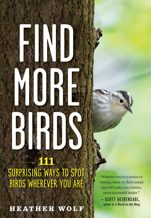 Book cover of Find More Birds: 111 Surprising Ways to Spot Birds Wherever You Are