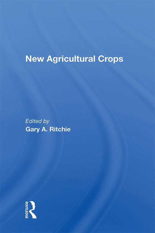 Book cover of New Agricultural Crops