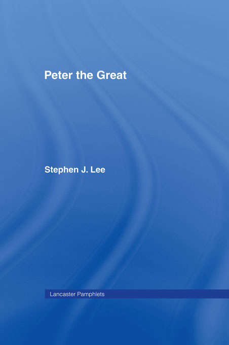 Book cover of Peter the Great