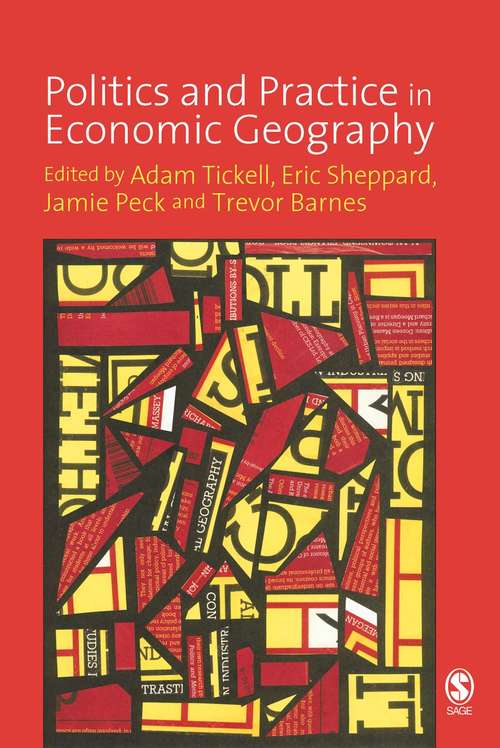 Book cover of Politics and Practice in Economic Geography (PDF)