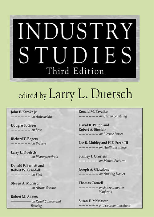 Book cover of Industry Studies (3)