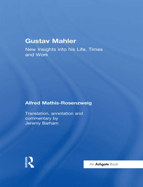 Book cover of Perspectives on Gustav Mahler