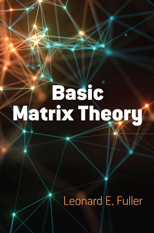 Book cover of Basic Matrix Theory