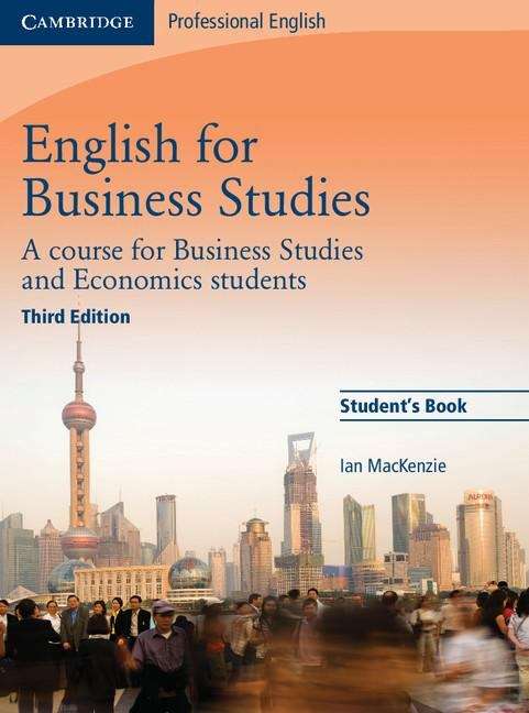 Book cover of English For Business Studies Student's Book: A Course For Business Studies And Economics Students (PDF)