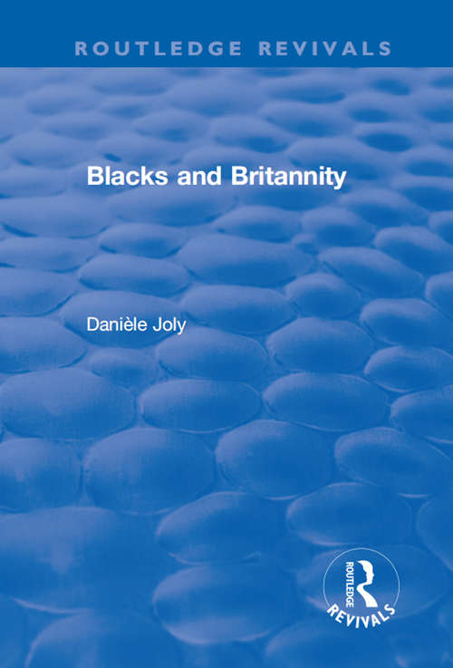 Book cover of Blacks and Britannity