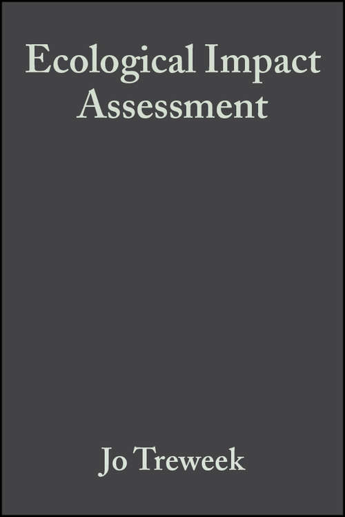 Book cover of Ecological Impact Assessment