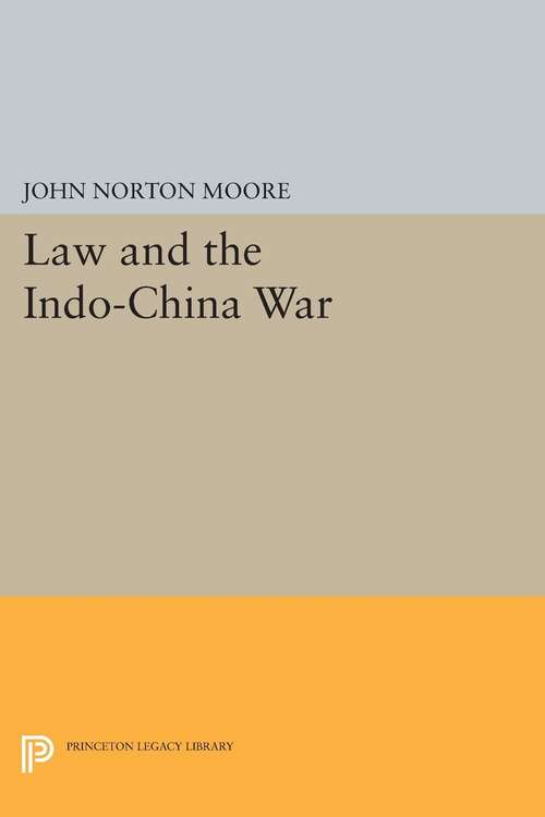 Book cover of Law and the Indo-China War