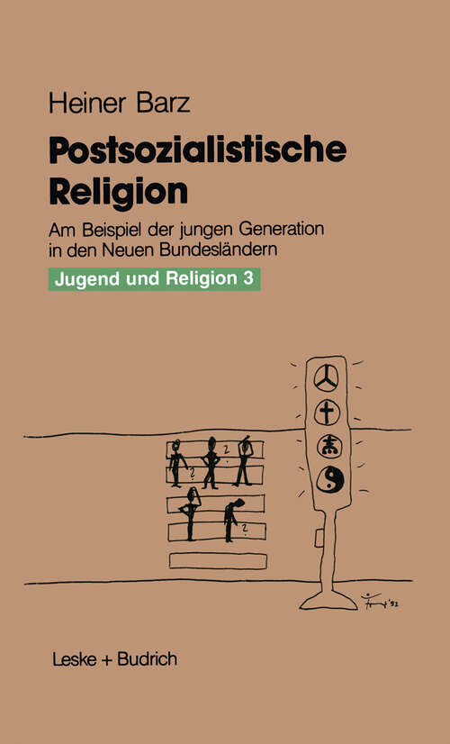 Book cover of Postsozialistische Religion: Am Beispiel der jungen Generation in den Neuen Bundesländern (1993)