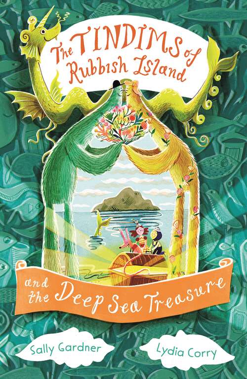 Book cover of The Tindims of Rubbish Island and the Deep Sea Treasure (The Tindims #6)