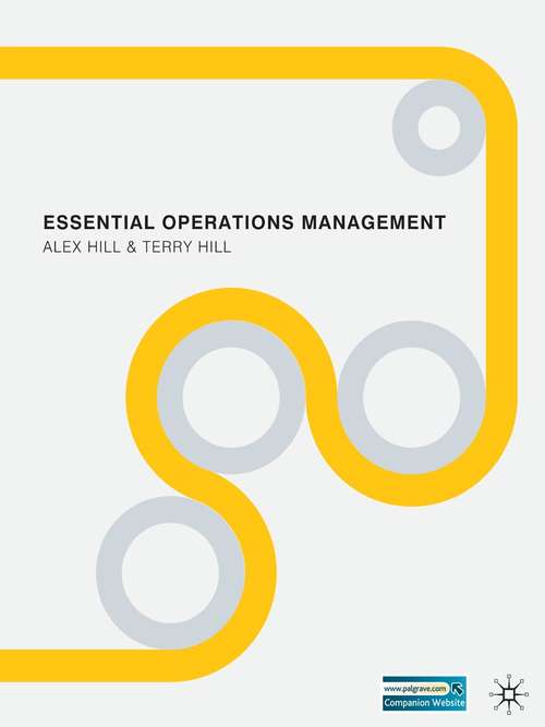 Book cover of Essential Operations Management (2011)