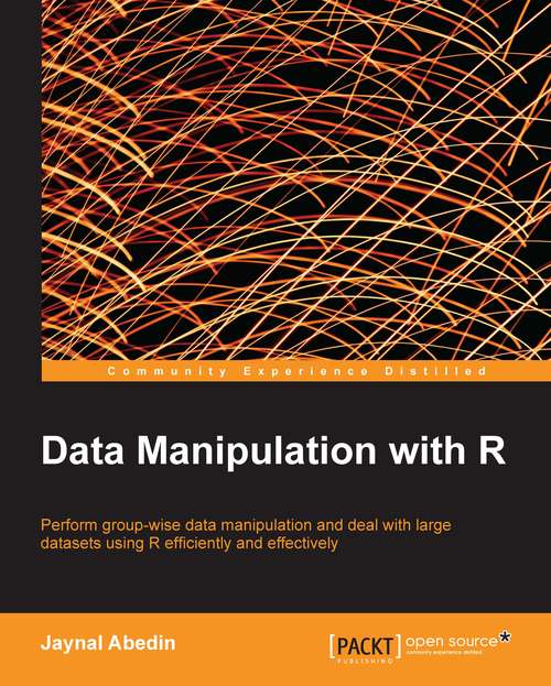 Book cover of Data Manipulation with R