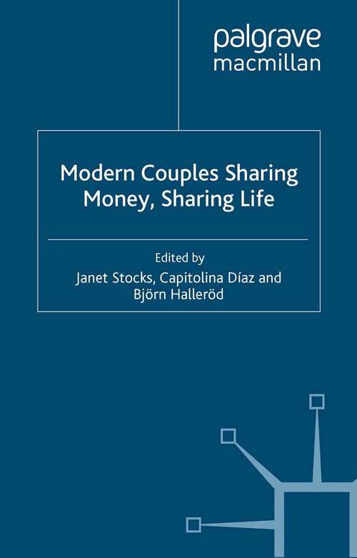 Book cover of Modern Couples Sharing Money, Sharing Life (2007)
