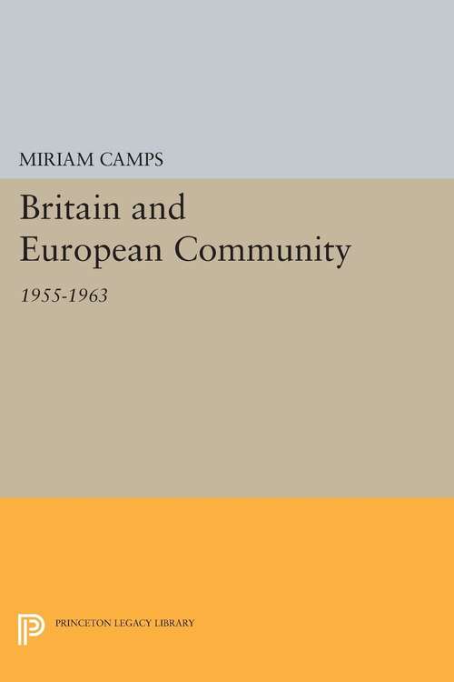 Book cover of Britain and European Community (PDF)