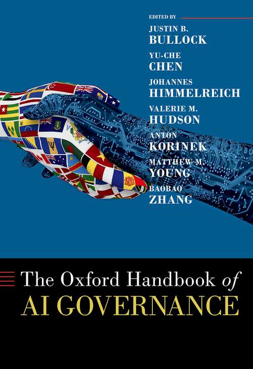 Book cover of The Oxford Handbook of AI Governance (Oxford Handbooks)