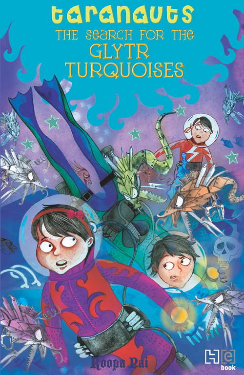 Book cover of The Search for the Glytr Turquoises (Taranauts #7)