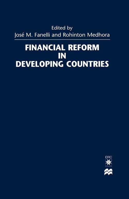 Book cover of Financial Reform in Developing Countries (1st ed. 1998)