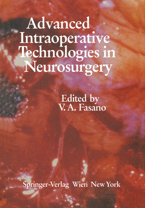 Book cover of Advanced Intraoperative Technologies in Neurosurgery (1986)