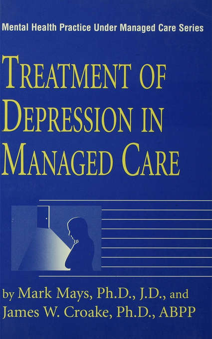 Book cover of Treatment Of Depression In Managed Care