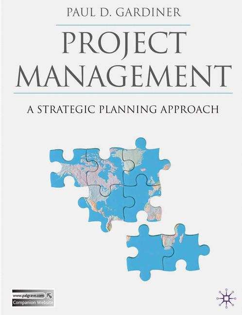 Book cover of Project Management: A Strategic Planning Approach (PDF)