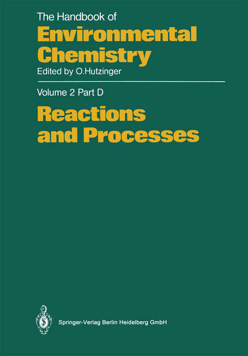 Book cover of Reactions and Processes (1988) (The Handbook of Environmental Chemistry: 2 / 2D)