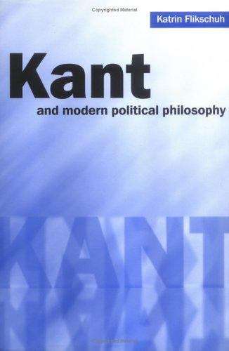 Book cover of Kant and Modern Political Philosophy (PDF)