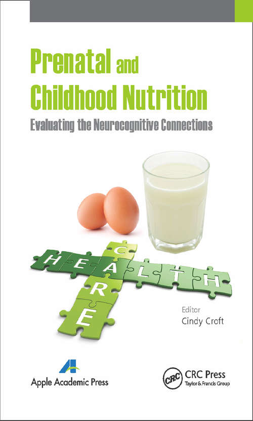 Book cover of Prenatal and Childhood Nutrition: Evaluating the Neurocognitive Connections