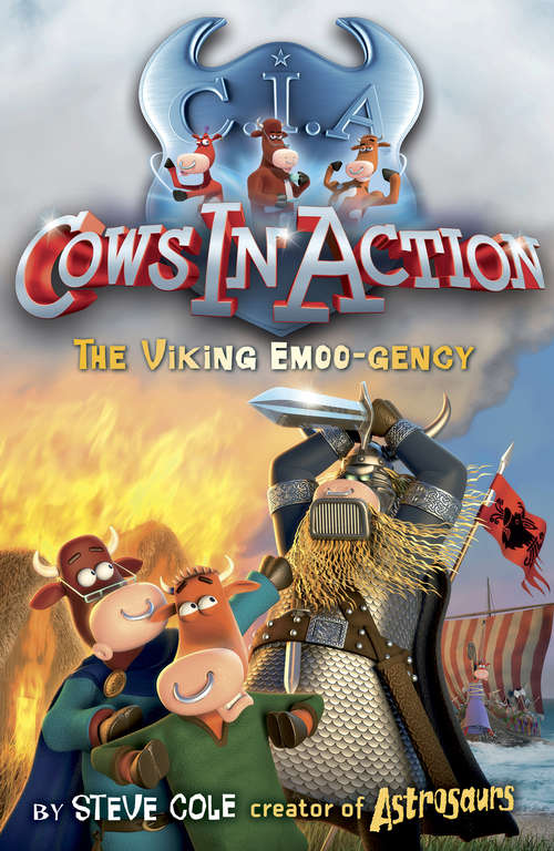 Book cover of Cows in Action 12: The Viking Emoo-gency